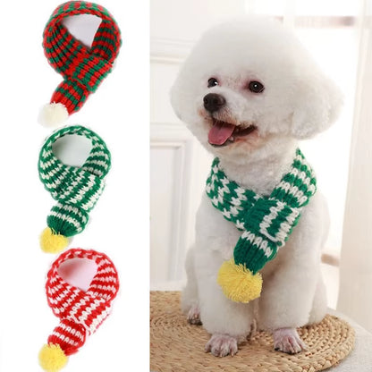 Winter Knitted Pet Scarf 