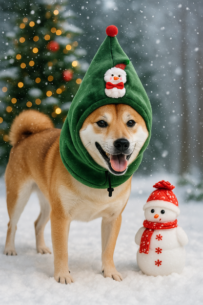 Festive Christmas Dog Hats