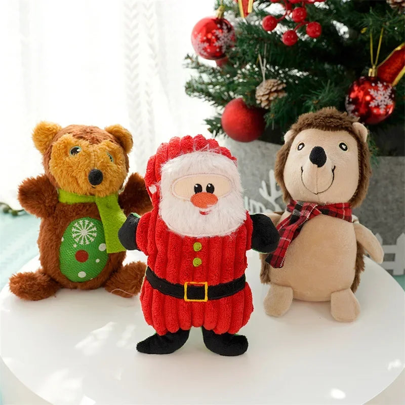 MerryPaws Holiday Squeaky Toy Set
